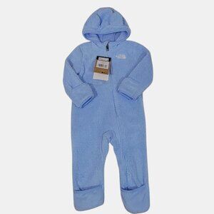 The North Face Baby Bear One Piece Bunting Snowsuit Teddy Blue Size 12-18 Months